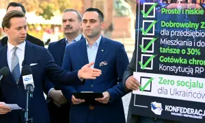 Piątka Mentzena: proste podatki, dobrowolny ZUS, tańsze mieszkania, gotówka chroniona konstytucją, zero socjalu dla Ukraińców.