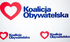 Czerwone serca i napis "Koalicja Obywatelska". Czy koalicja obywatelska obniży podatki dla małych firm?