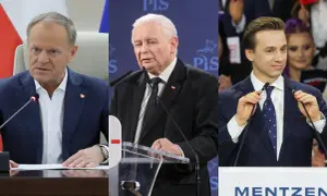 Tusk, Kaczyński i Mentzen. Czy konfederacja a potencjalna koalicja z PiS to realny scenariusz?