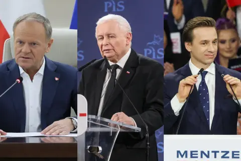 Tusk, Kaczyński i Mentzen. Czy konfederacja a potencjalna koalicja z PiS to realny scenariusz?