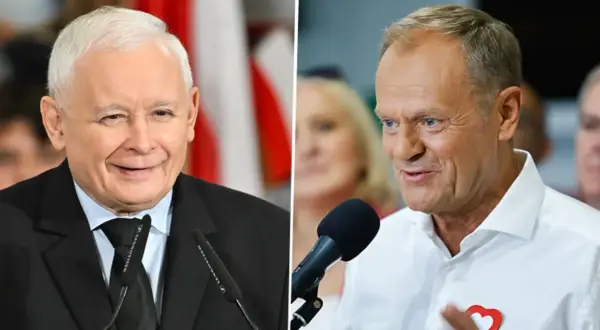 Jarosław Kaczyński i Donald Tusk. Główne różnice w polityce socjalnej Koalicji Obywatelskiej vs PiS.