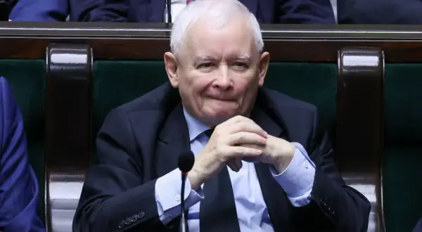 Jarosław Kaczyński w Sejmie. Dyskusja o subwencji PKW dla PiS i powodach odrzucenia sprawozdania finansowego.