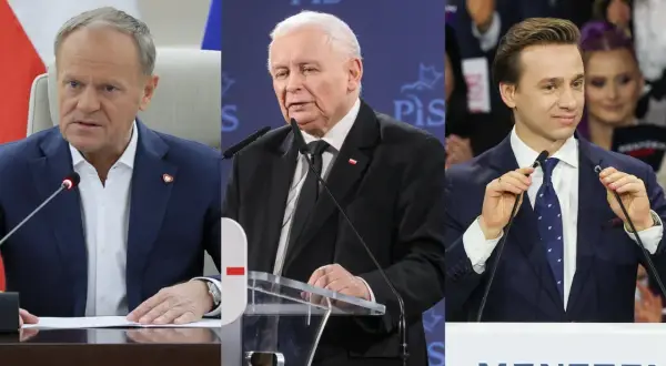 Tusk, Kaczyński i Mentzen. Czy konfederacja a potencjalna koalicja z PiS to realny scenariusz?