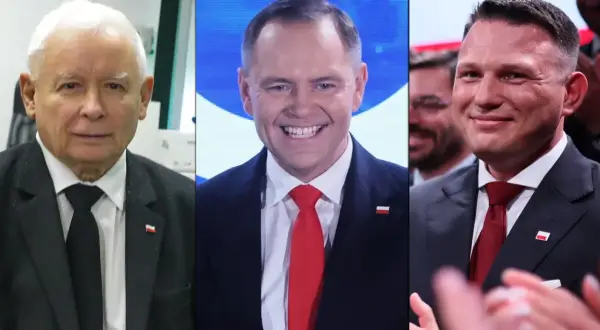 Jarosław Kaczyński, Sławomir Mentzen i Krzysztof Bosak. Konfederacja vs PiS o kogo walczą te partie?
