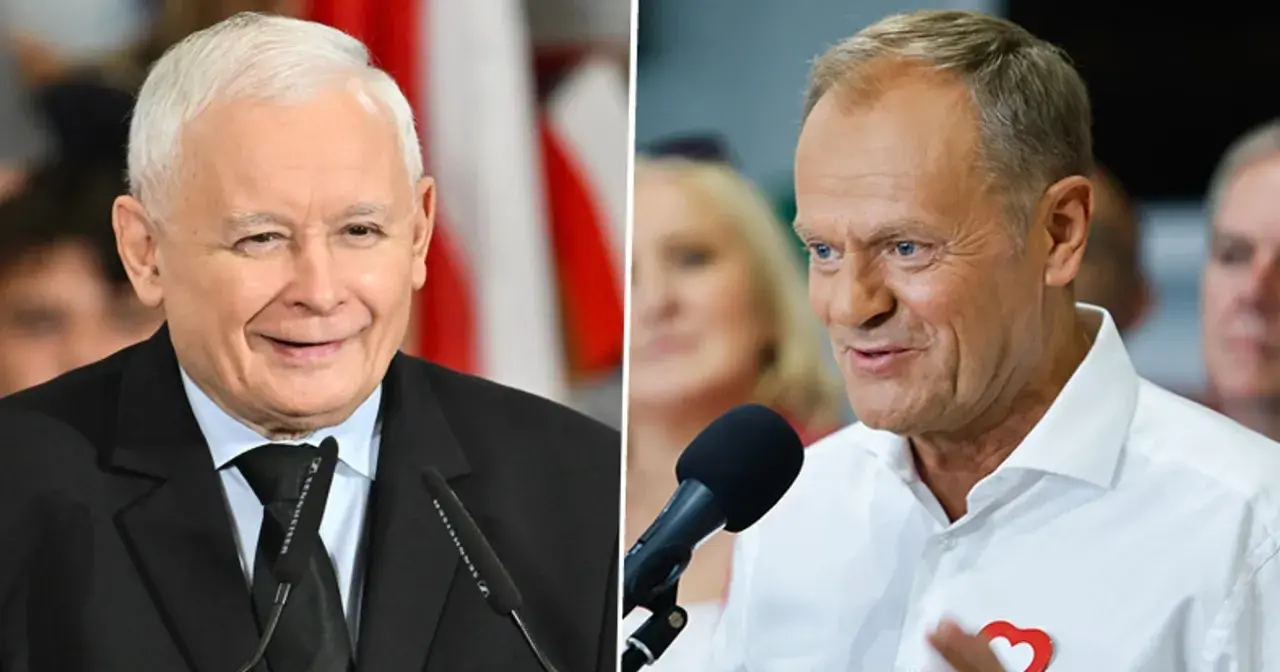 Jarosław Kaczyński i Donald Tusk. Główne różnice w polityce socjalnej Koalicji Obywatelskiej vs PiS.