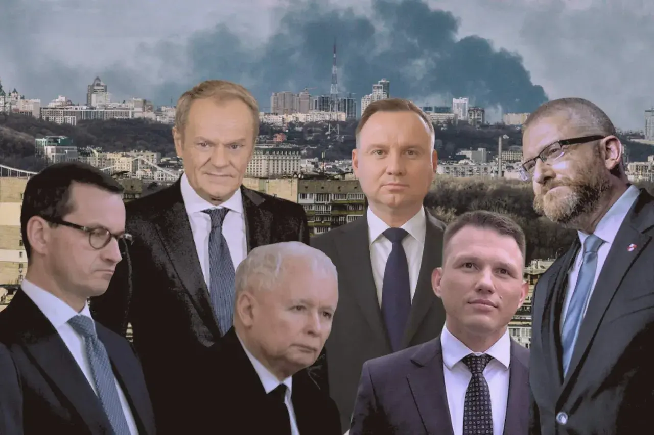 Konfederacja Korony Polskiej a Nowa Nadzieja: kluczowe różnice. Politycy na tle zniszczonego miasta.