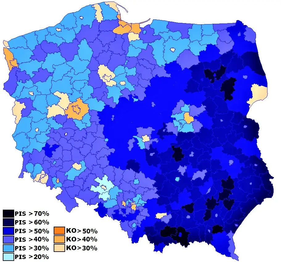 Gdzie rządzi PiS? Odkryj, w których województwach mają władzę