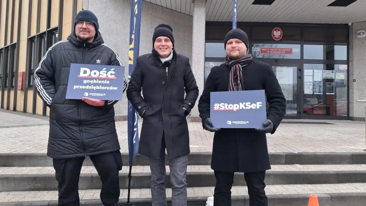 Konfederacja protestuje przeciwko rozrostowi biurokracji w Polsce. Hasła 