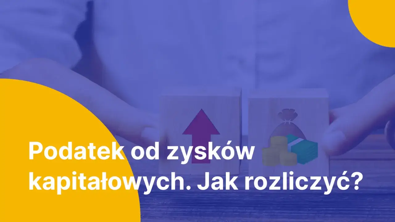 Dwa klocki symbolizują wzrost i pieniądze. Dowiedz się, jak rozliczyć podatek od zysków kapitałowych.