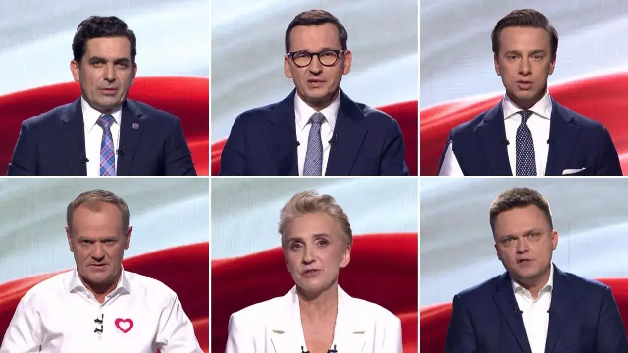 Debata polityczna: zmiana ordynacji wyborczej na mieszaną postulaty Polska 2050. Liderzy partii w studiu.