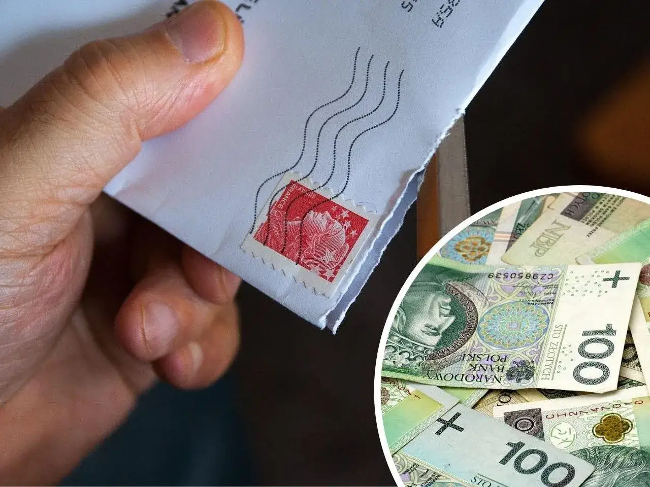 Audyty w ministerstwach po rządach PiS. Wyniki koalicji obywatelskiej ujawnią finanse państwa. Koperta i polskie banknoty.