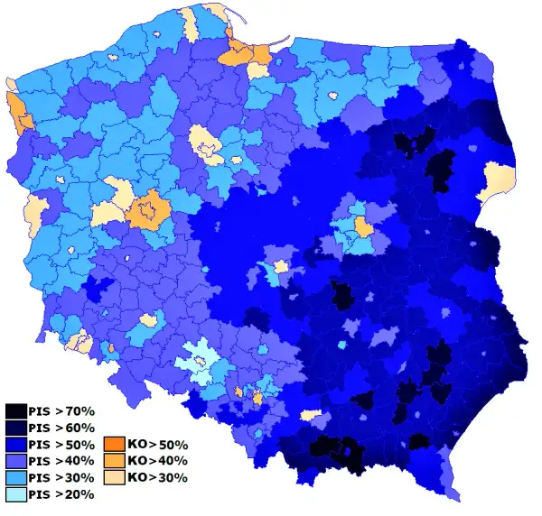Gdzie rządzi PiS? Odkryj, w których województwach mają władzę