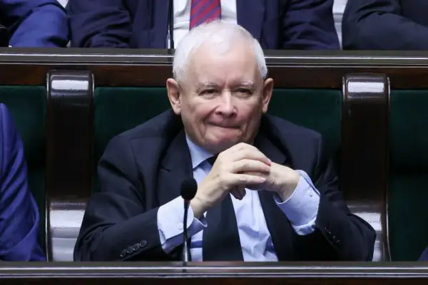 Jarosław Kaczyński w Sejmie. Dyskusja o subwencji PKW dla PiS i powodach odrzucenia sprawozdania finansowego.